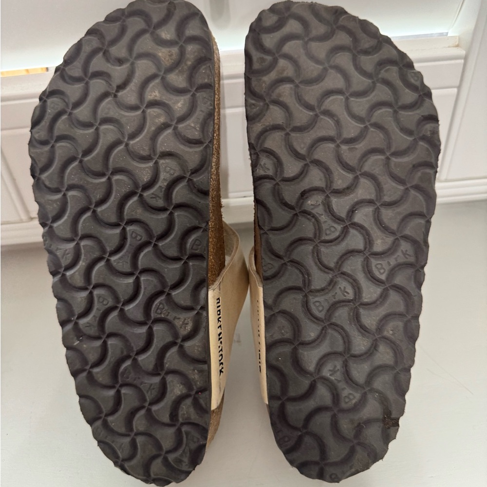 Birkenstock Ecru Thong Sandals - Picture 6 of 8